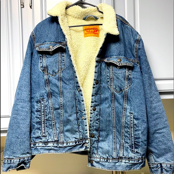 Levi’s Denim Wool jacket - Picture 1 of 5